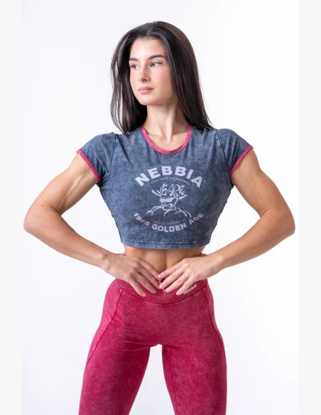 NEBBIA • NEBBIA Washed high-waisted leggings LEGACY • Nebshop.cz