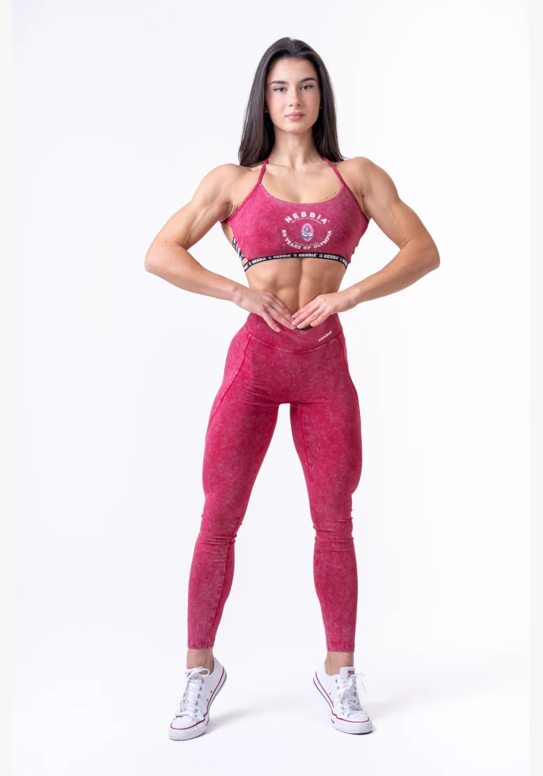 NEBBIA • NEBBIA Washed high-waisted leggings LEGACY • Nebshop.cz