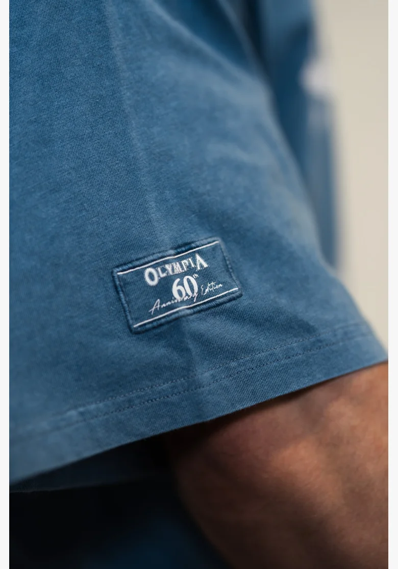 NEBBIA • NEBBIA Washed cotton rag top GOLDEN AGE blue • Nebshop.cz