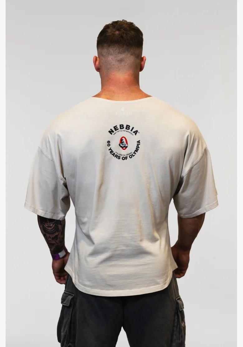 NEBBIA • NEBBIA Washed cotton rag top GOLDEN AGE grey • Nebshop.cz