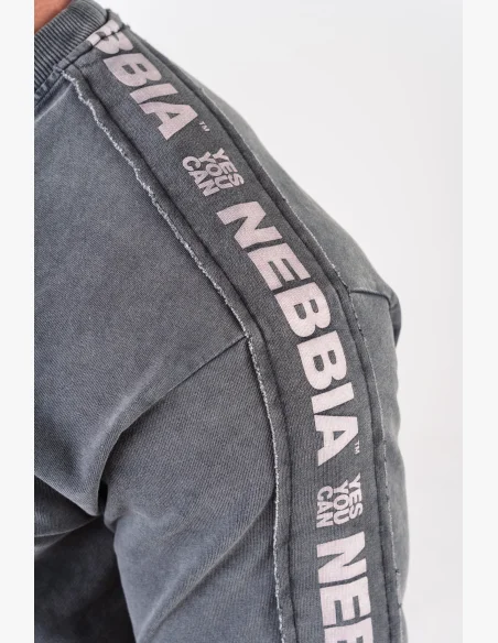 NEBBIA • NEBBIA Washed oversized t-shirt GOLDEN AGE black • Nebshop.cz