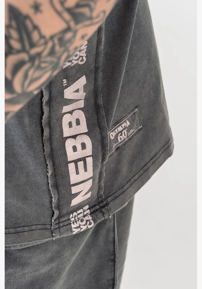 NEBBIA • NEBBIA Washed muscle back stringer GOLDEN AGE black • Nebshop.cz