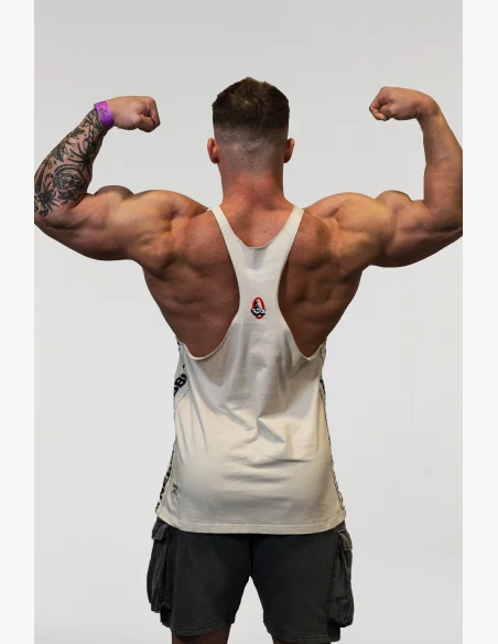 NEBBIA • NEBBIA Washed muscle back stringer GOLDEN AGE gray • Nebshop.cz
