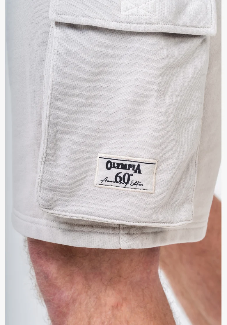 NEBBIA • NEBBIA Washed loose cargo shorts LEGACY gray • Nebshop.cz