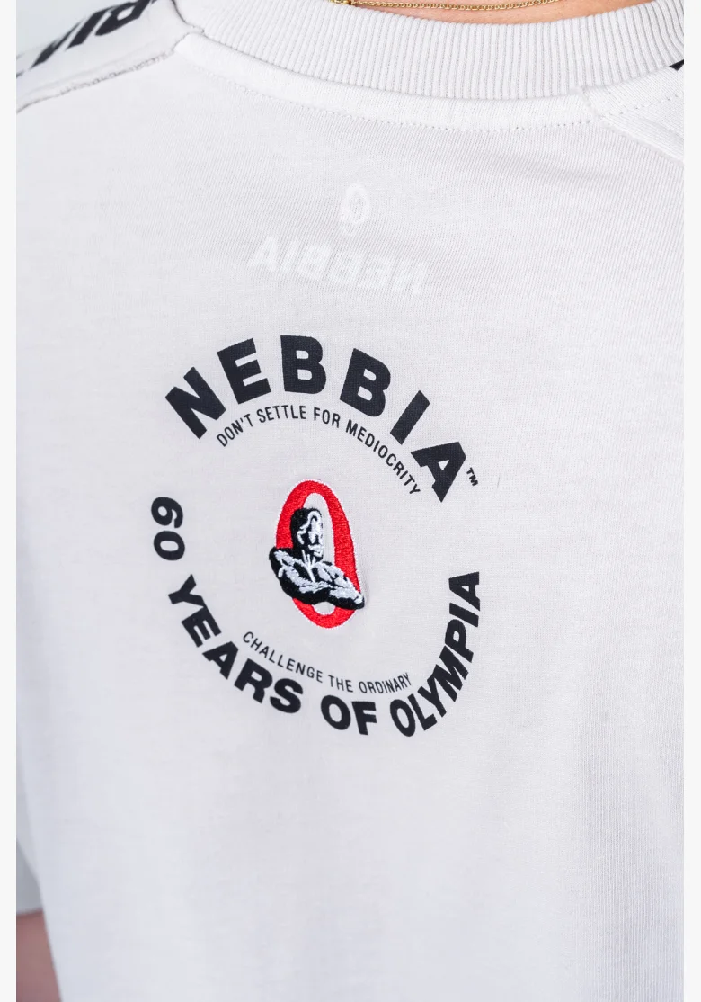 NEBBIA • NEBBIA Washed oversized t-shirt GOLDEN AGE gray • Nebshop.cz