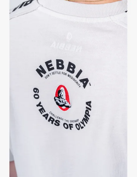 NEBBIA • NEBBIA Washed oversized t-shirt GOLDEN AGE gray • Nebshop.cz