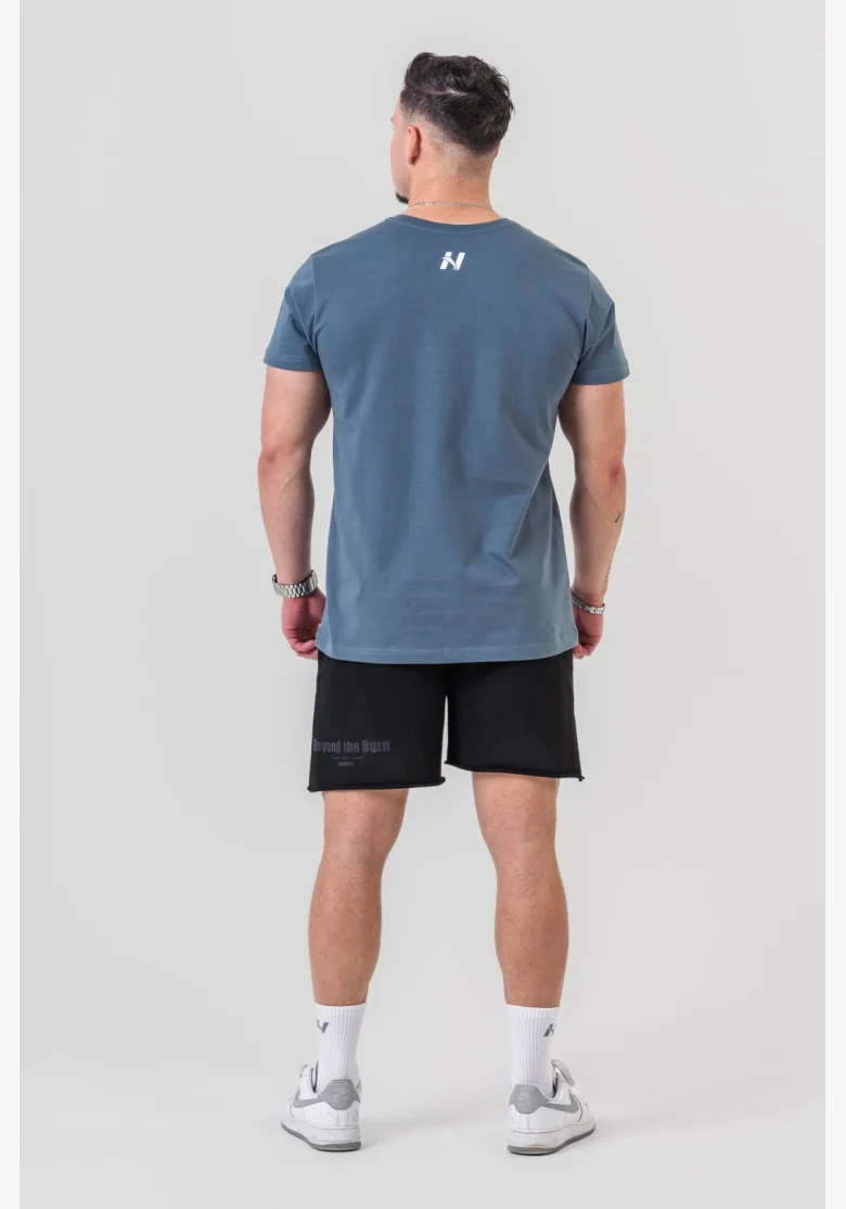 NEBBIA • NEBBIA GYM ESSENTIALS t-shirt gray • Nebshop.cz