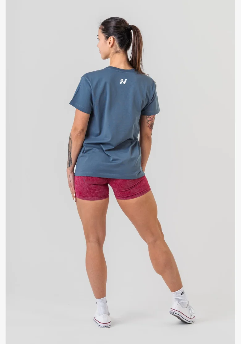 NEBBIA • NEBBIA GYM ESSENTIALS t-shirt gray • Nebshop.cz