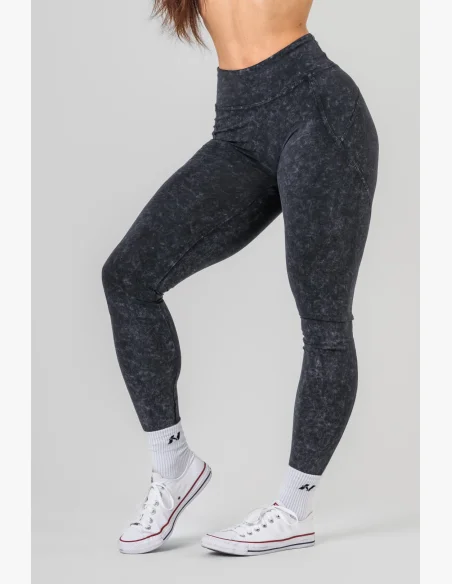 NEBBIA • NEBBIA Washed fitness leggings with high waist GYM WARRIOR • Nebshop.cz