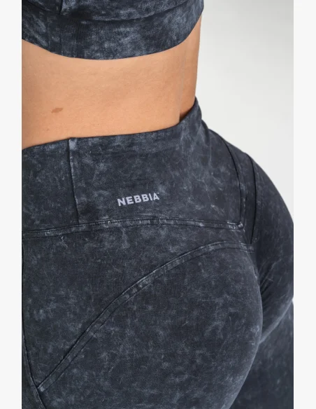 NEBBIA • NEBBIA Washed fitness leggings with high waist GYM WARRIOR • Nebshop.cz