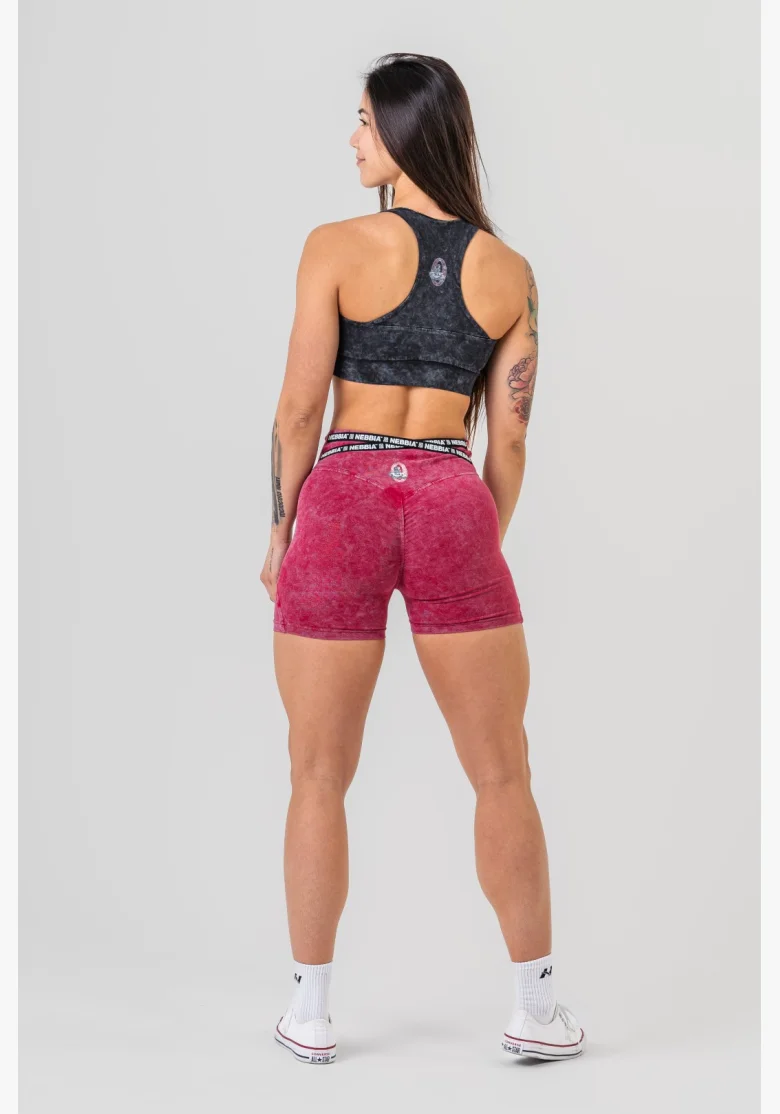 NEBBIA • NEBBIA Washed sports bra with medium support GOLDEN AGE • Nebshop.cz