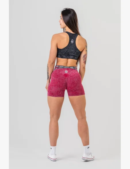 NEBBIA • NEBBIA Washed high-waisted leg shorts HERITAGE • Nebshop.cz
