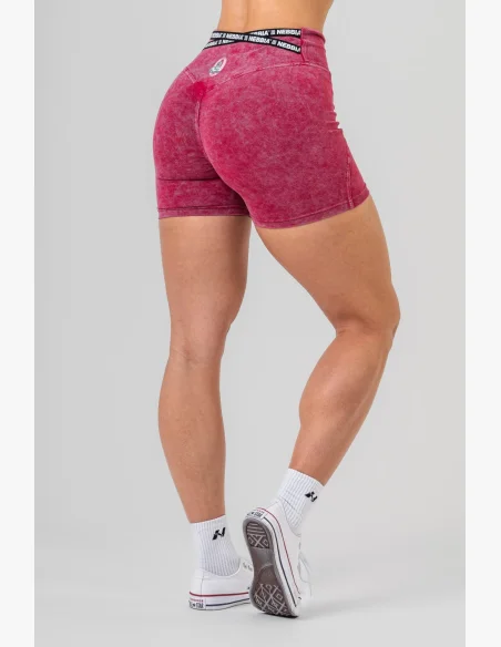 NEBBIA • NEBBIA Washed high-waisted leg shorts HERITAGE • Nebshop.cz