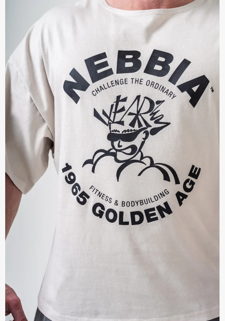 NEBBIA • NEBBIA Washed cotton rag top GOLDEN AGE grey • Nebshop.cz