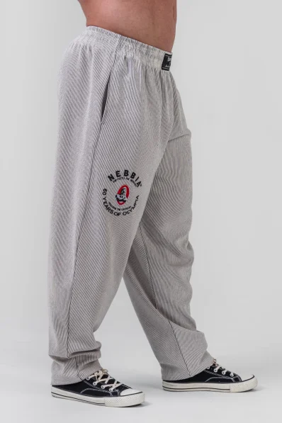 NEBBIA • NEBBIA Oversized sweatpants SIGNATURE black • Nebshop.cz
