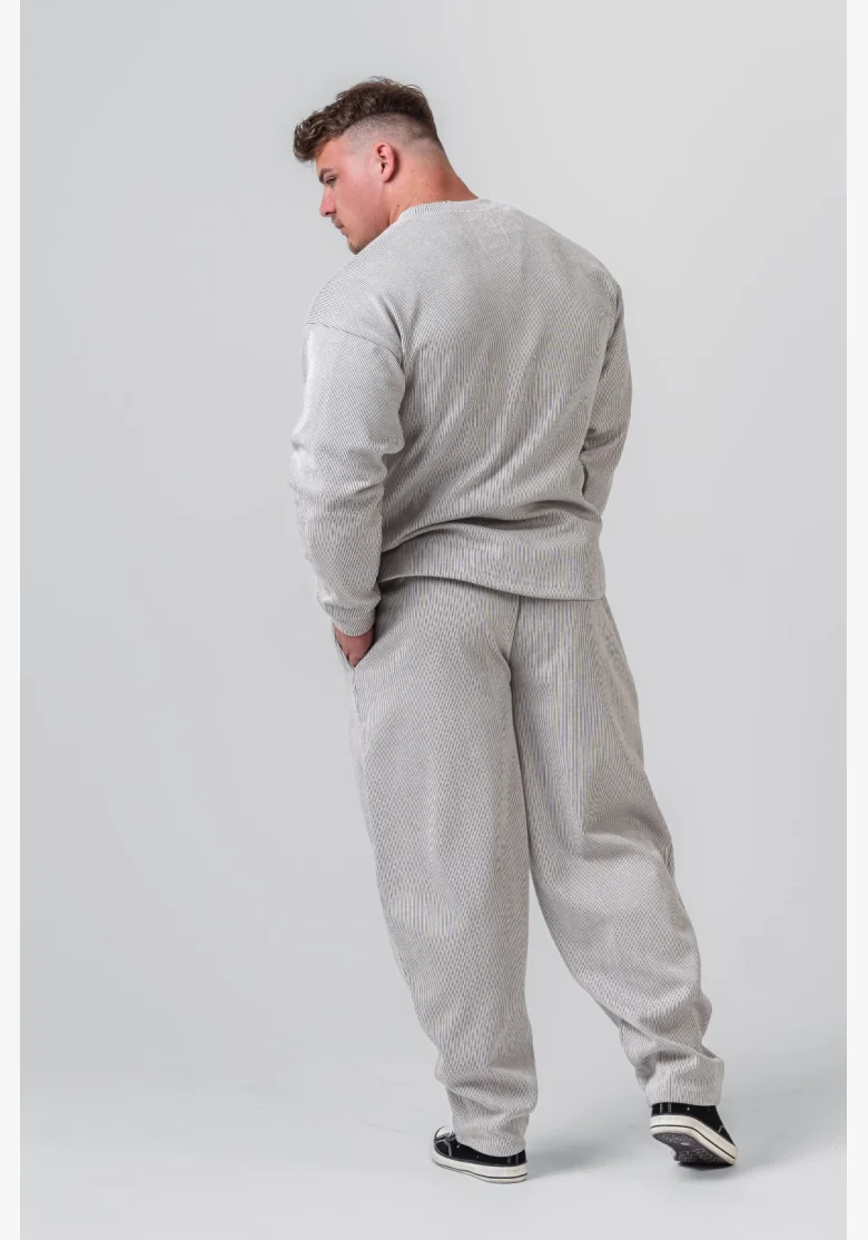 NEBBIA • NEBBIA Oversized sweatpants SIGNATURE black • Nebshop.cz