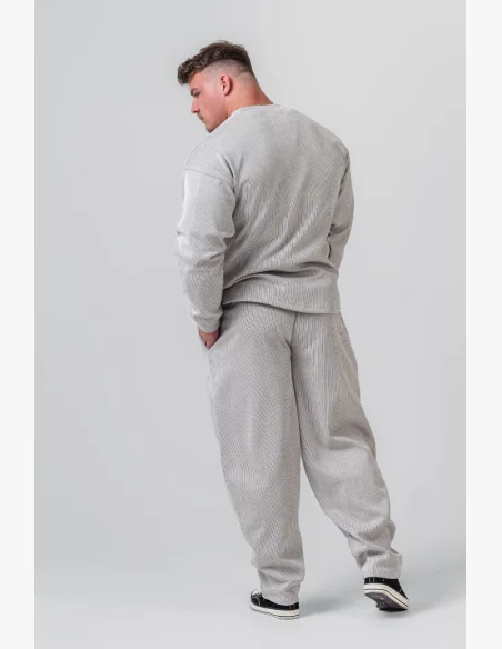 NEBBIA • NEBBIA Oversized sweatpants SIGNATURE black • Nebshop.cz