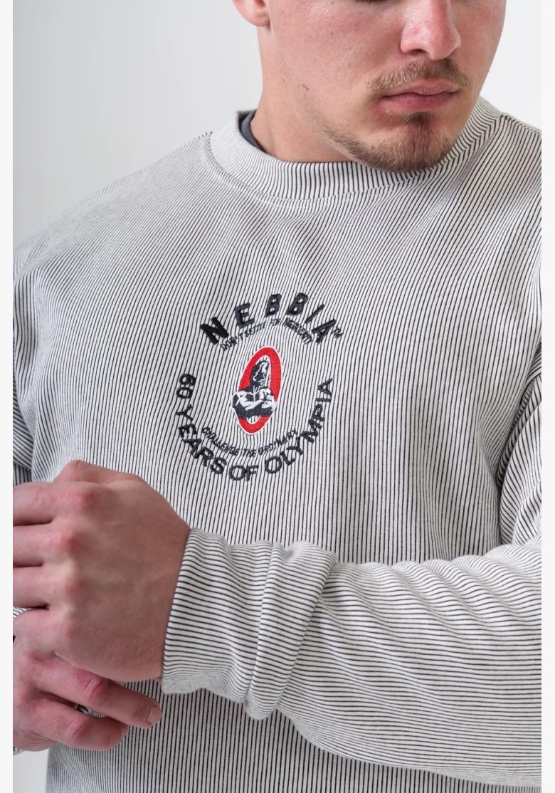 NEBBIA • NEBBIA Oversized hoodie without hood SIGNATURE black • Nebshop.cz