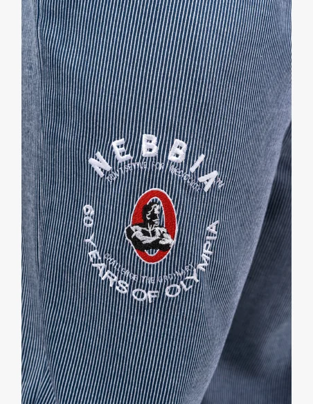 NEBBIA • NEBBIA Oversized sweatpants SIGNATURE blue • Nebshop.cz