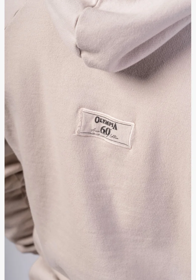 NEBBIA • NEBBIA Washed hoodie HERITAGE cream • Nebshop.cz
