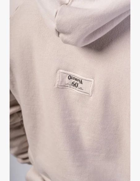 NEBBIA • NEBBIA Washed hoodie HERITAGE cream • Nebshop.cz