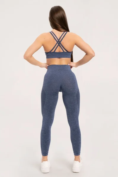 Gym Glamour Seamless Leggings without Push-up Effect Dark Blue • Nebshop.cz 2