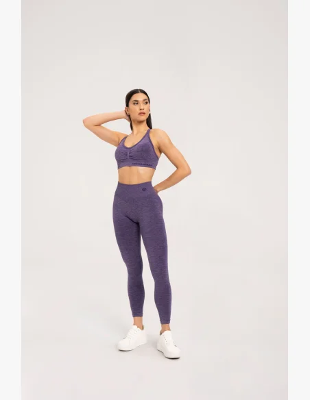 Gym Glamour Leggings seamless push up dark plum • Nebshop.cz