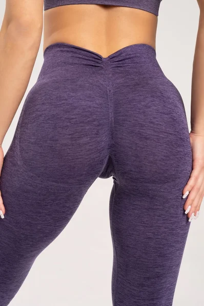 Gym Glamour Leggings seamless deep push up plum • Nebshop.cz 2