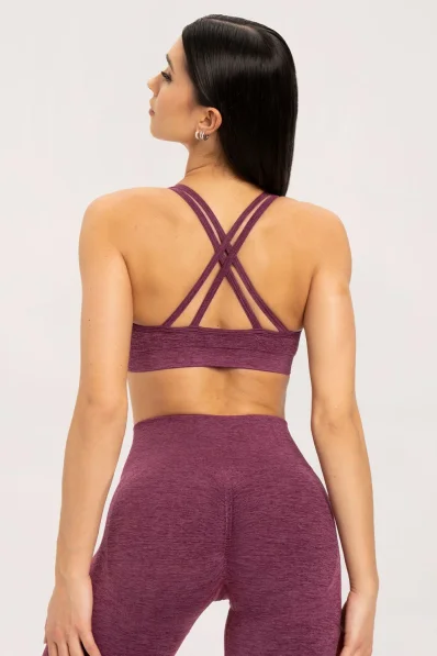 Gym Glamour Seamless Bra Cherry • Nebshop.cz 2