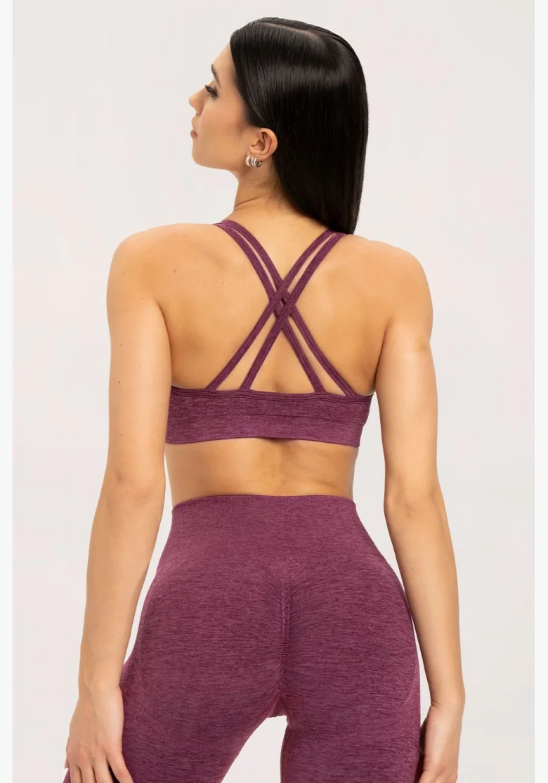 Gym Glamour Seamless Bra Cherry • Nebshop.cz