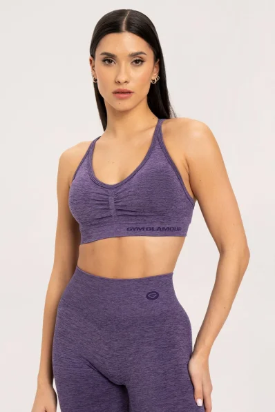 Gym Glamour Bra seamless plum • Nebshop.cz