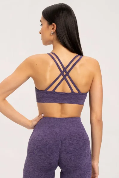 Gym Glamour Bra seamless plum • Nebshop.cz 2