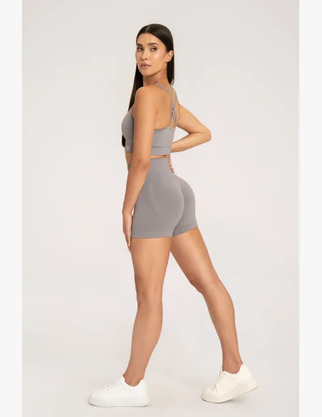 Gym Glamour Push Up Shorts 2.0 ghost grey • Nebshop.cz