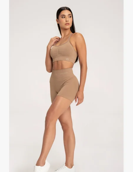 Gym Glamour Push Up Shorts 2.0 nougat • Nebshop.cz