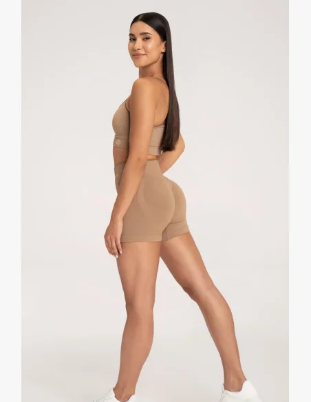 Gym Glamour Push Up Shorts 2.0 nougat • Nebshop.cz