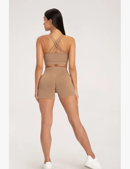 Gym Glamour Push Up Shorts 2.0 nougat • Nebshop.cz
