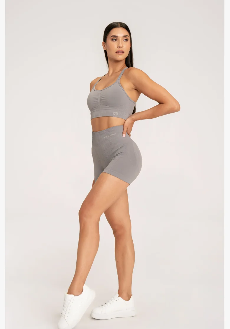 Gym Glamour Push Up Shorts 2.0 ghost grey • Nebshop.cz