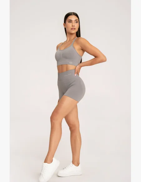 Gym Glamour Push Up Shorts 2.0 ghost grey • Nebshop.cz