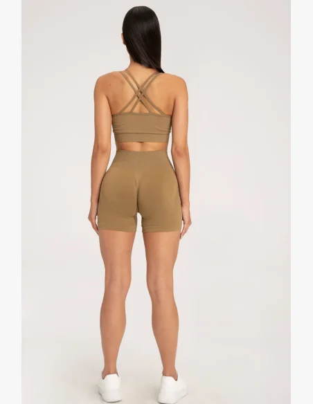 Gym Glamour Push Up Shorts 2.0 Safari • Nebshop.cz