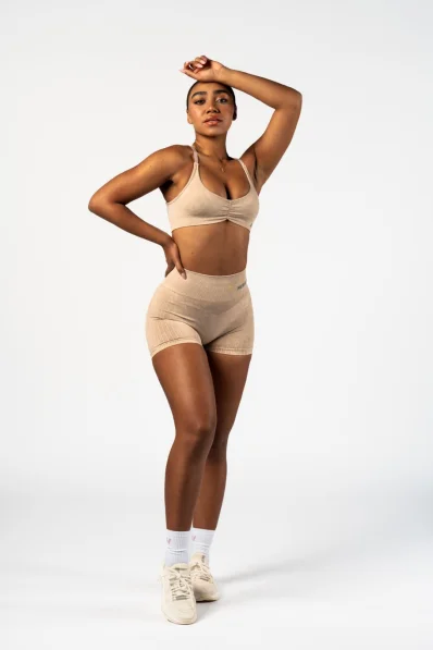 NEBBIA • NEBBIA Seamless push-up shorts with high waist TOTALLY SEAMLESS cream • Nebshop.cz