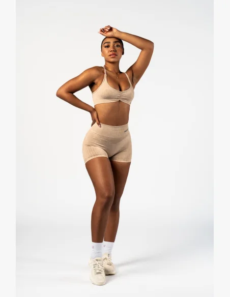 NEBBIA • NEBBIA Seamless push-up shorts with high waist TOTALLY SEAMLESS cream • Nebshop.cz