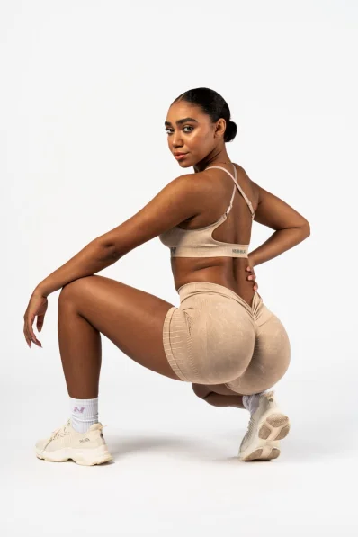 NEBBIA • NEBBIA Seamless push-up shorts with high waist TOTALLY SEAMLESS cream • Nebshop.cz 2