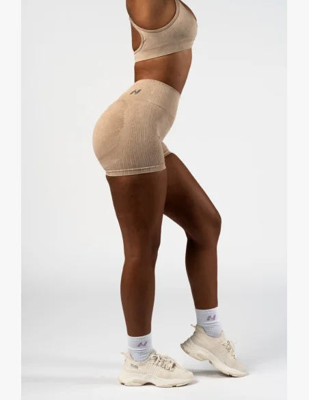 NEBBIA • NEBBIA Seamless push-up shorts with high waist TOTALLY SEAMLESS cream • Nebshop.cz