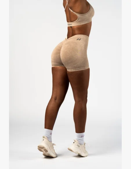 NEBBIA • NEBBIA Seamless push-up shorts with high waist TOTALLY SEAMLESS cream • Nebshop.cz