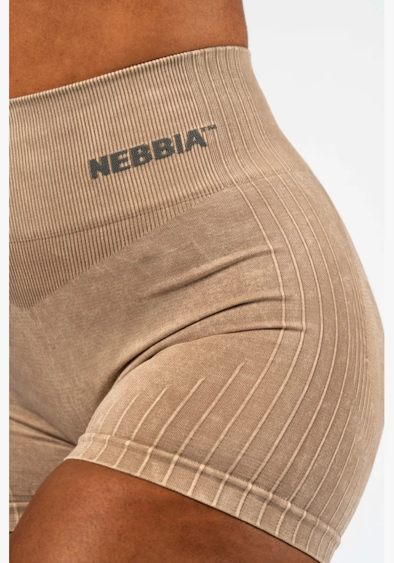 NEBBIA • NEBBIA Seamless push-up shorts with high waist TOTALLY SEAMLESS cream • Nebshop.cz