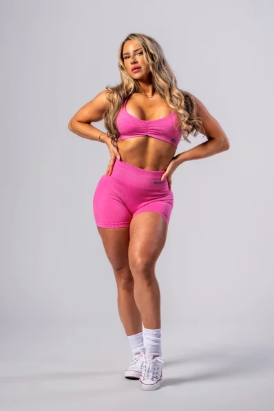 NEBBIA • NEBBIA Totally Seamless High-Waisted Push-Up Shorts PINK • Nebshop.cz