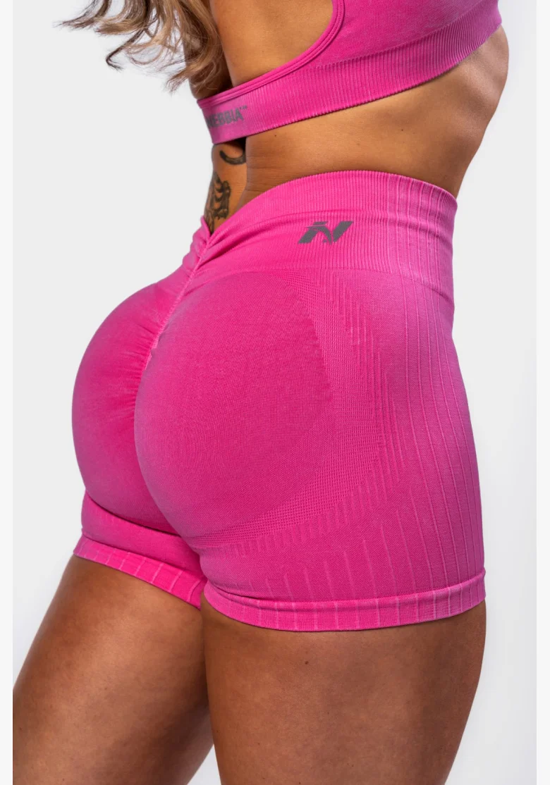 NEBBIA • NEBBIA Totally Seamless High-Waisted Push-Up Shorts PINK • Nebshop.cz