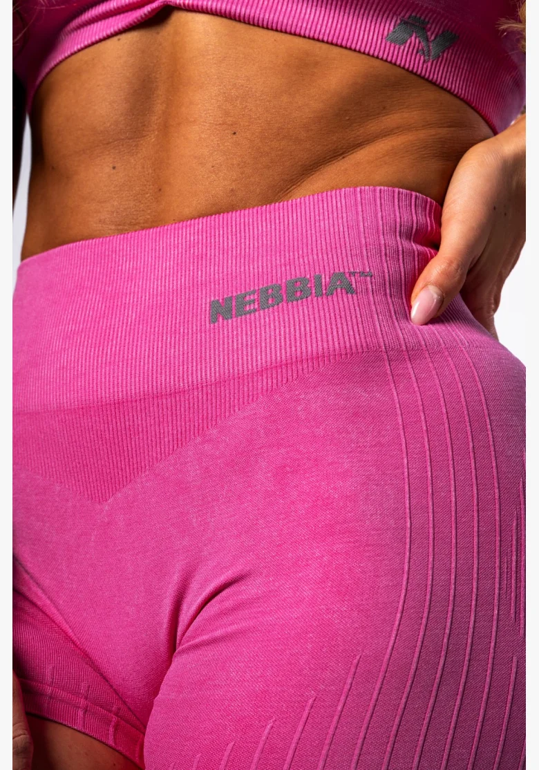 NEBBIA • NEBBIA Totally Seamless High-Waisted Push-Up Shorts PINK • Nebshop.cz