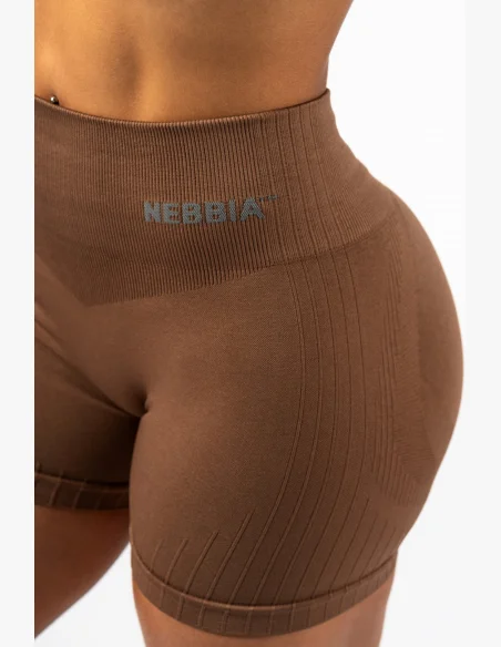 NEBBIA • NEBBIA Totally seamless push-up high waist shorts TOTALLY SEAMLESS brown • Nebshop.cz