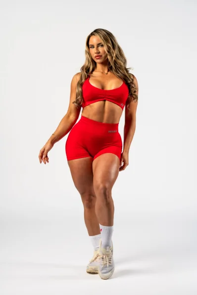 NEBBIA • NEBBIA Seamless push-up high-waisted shorts TOTALLY SEAMLESS red • Nebshop.cz